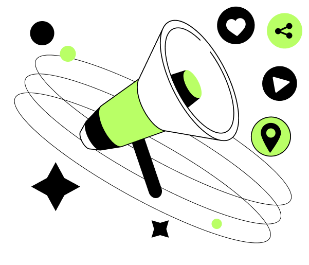 Ilustración de un negocio digital exitoso